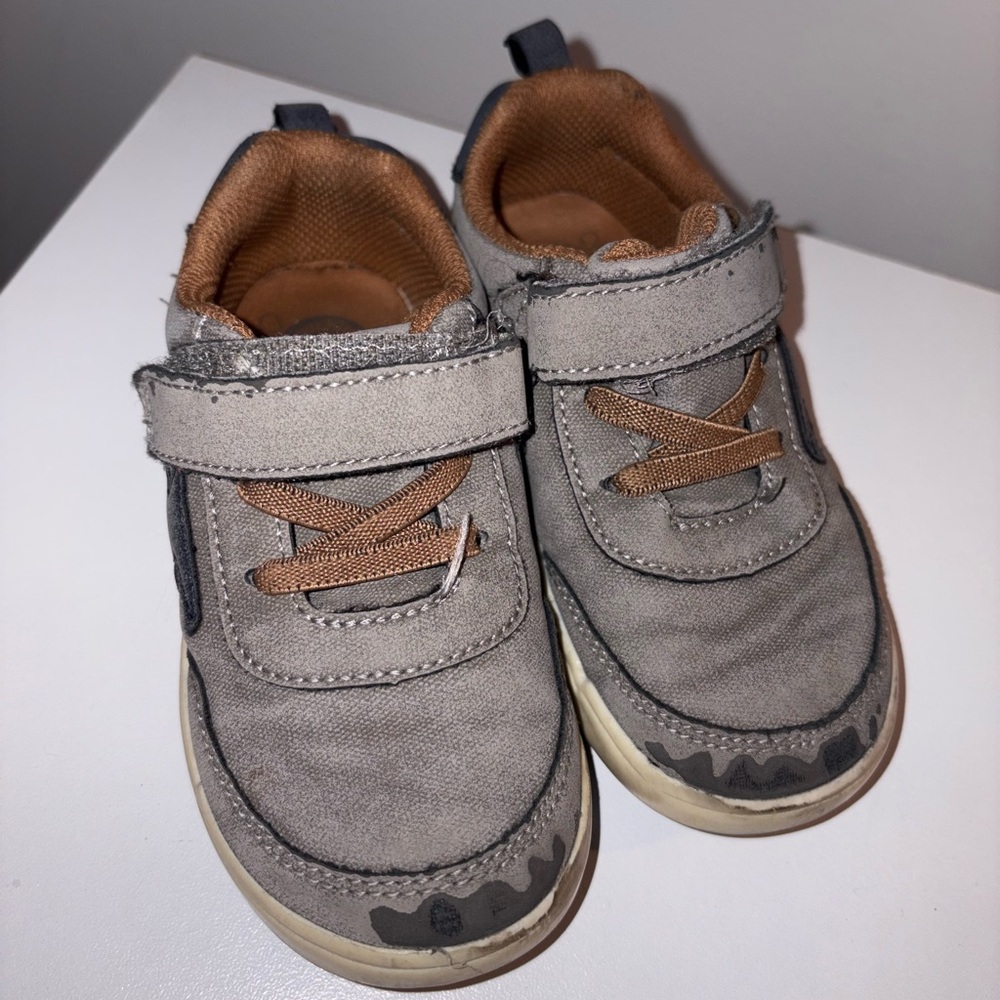 Stride Rite Toddler Boys Maxwell Casual Sneakers – Gray Toddler Size 9 - Picture 5 of 6